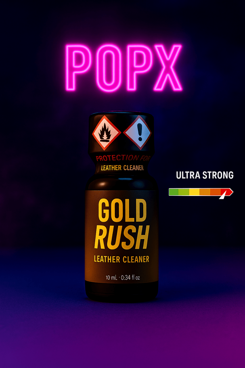 Gold Rush 10ml - POP X - ევროპული პოპერსი | სექს - შოპი | Poppers Sex - Toys -