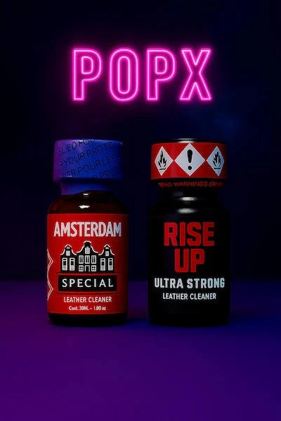 Amsterdam Special24ml და Rise UP 10ml - POP X - ევროპული პოპერსი | სექს - შოპი | Poppers Sex - Toys -