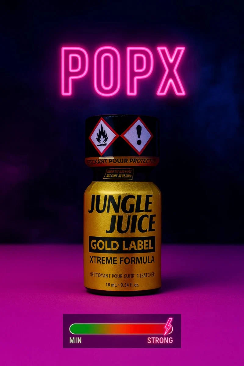 Jangle Juice Gold Label 10ml - POP X - ევროპული პოპერსი | სექს - შოპი | Poppers Sex - Toys -