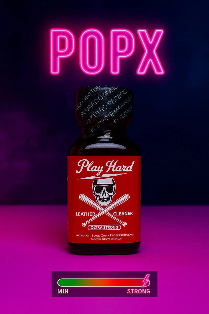 Play Hard Ultra Strong 24ml - POP X - ევროპული პოპერსი | სექს - შოპი | Poppers Sex - Toys -